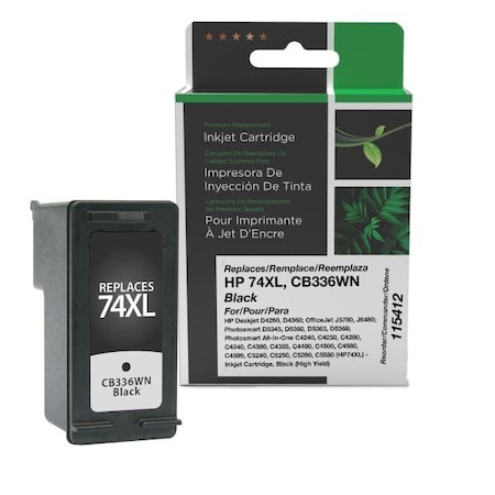 Clover Imaging Group Imaging Remanufactured High Yield Black Ink Cartridge 115412